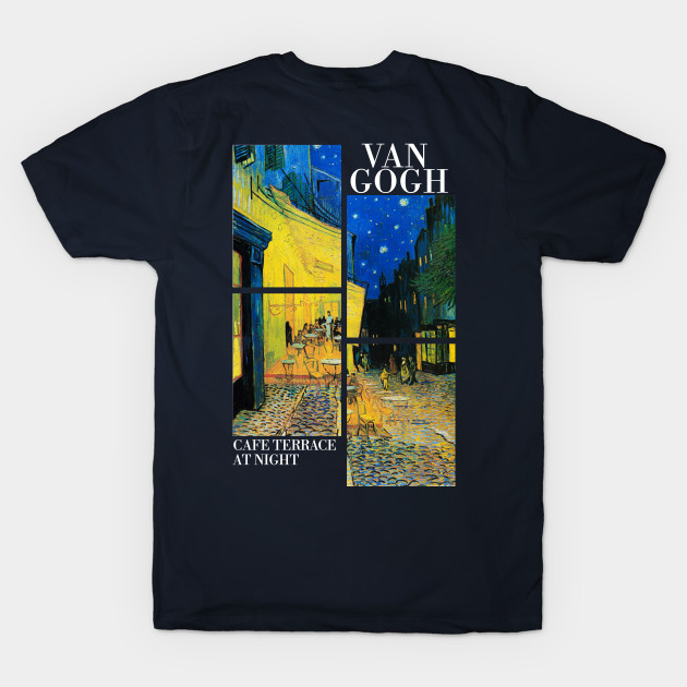Cafe terrace at night by Vincent Van Gogh T-Shirts